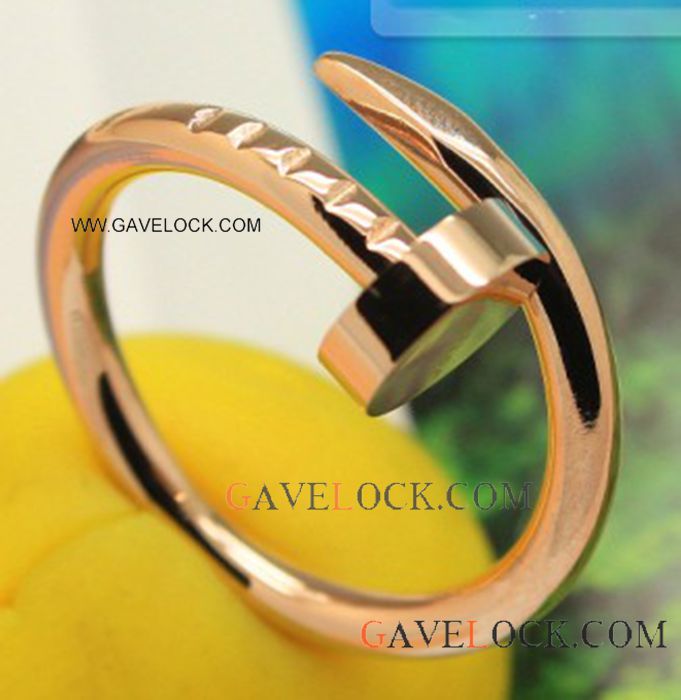 Rose Gold Cartier Juste Un Clou Ring Replica